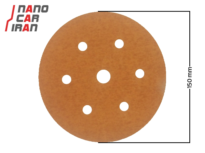 سنباده سایز ۱۵۰ میلی‌ متری ( ۶ اینچ ) ماتادور درجه زبری P800 Matador 150mm ( 6 inch ) Sandpaper P800